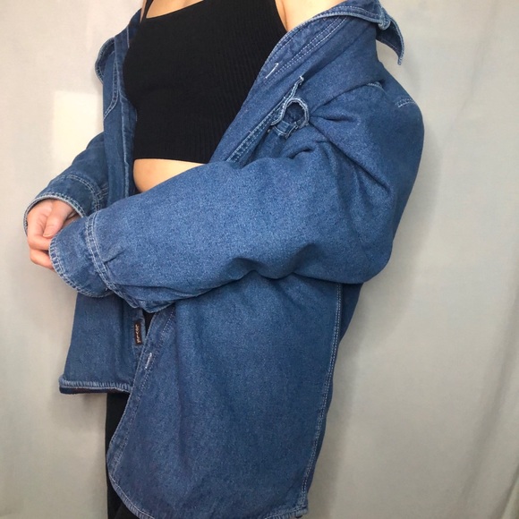 Levi’s Flannel lined Denim Jacket - Picture 4 of 8